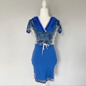 Foggi Denim Blue Dress